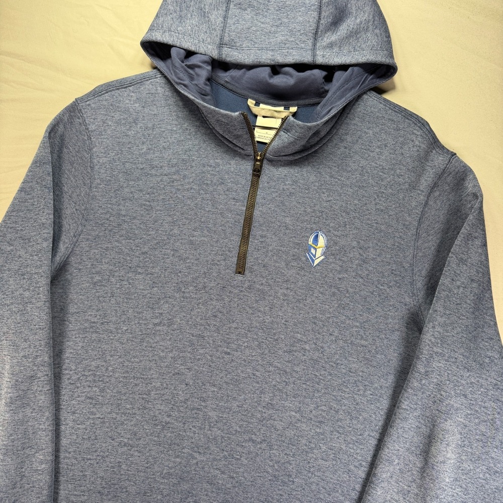 Nike Vegas Golden Knights Hoodie Mens Large Blue Sweatshirt Half Zip Hockey